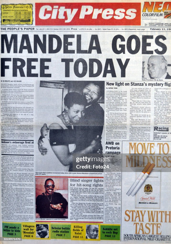 Nelson Mandela released