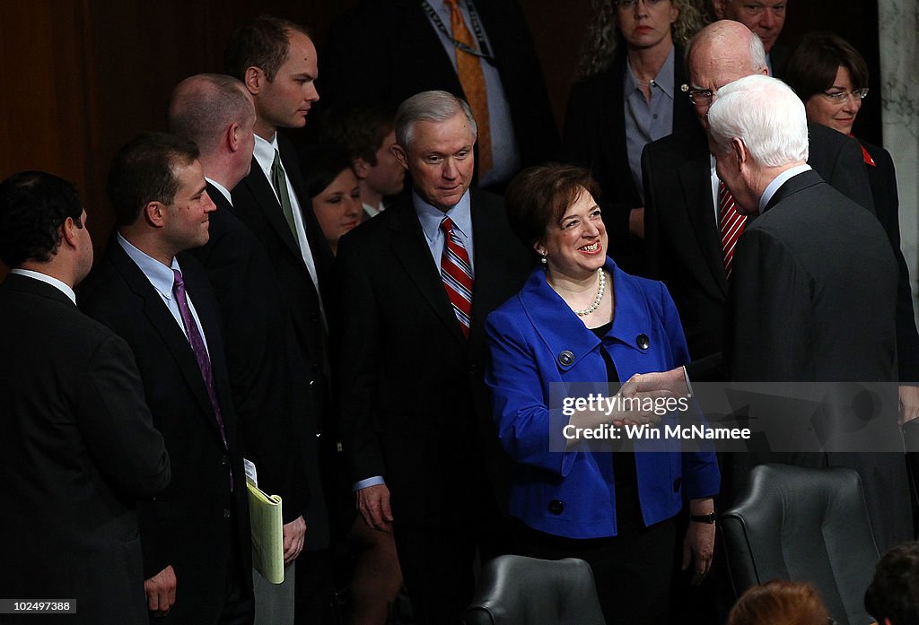 Senate Confirmation Hearings For Elena Kagan Begin In Washington