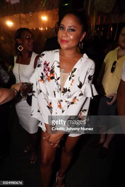 Angela Yee attends the West Indian American/Caribbean American Heritage Reception at Gracie Mansion on August 28, 2018 in New York City.