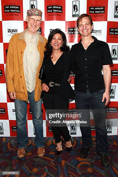 Actors James Cromwell, Shohreh Aghdashloo and William Mapother arrive at Coffee Talks: Actors during the 2010 Los Angeles Film Festival at Regal...