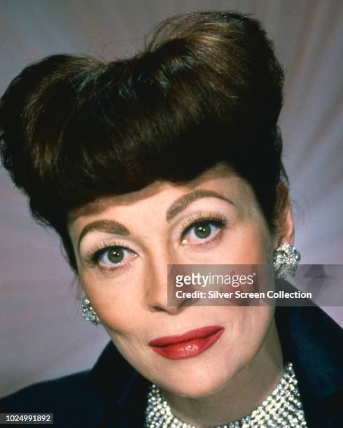 American actress Faye Dunaway as actress Joan Crawford in a publicity still for the film 'Mommie Dearest', 1981.
