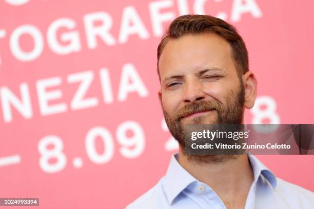 Actor Alessandro Borghi attends 'Sulla Mia Pelle ' photocall during the 75th Venice Film Festival at Sala Casino on August 29, 2018 in Venice, Italy.