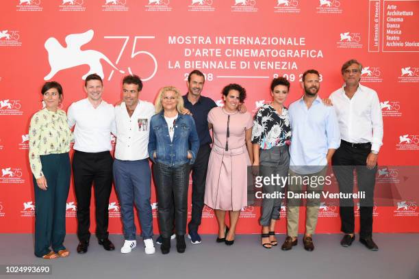 Producer Olivia Musini , guest, director Alessio Cremonini, actress Milvia Marigliano, producer Andrea Occhipinti , guest, actors Jasmine Trinca,...