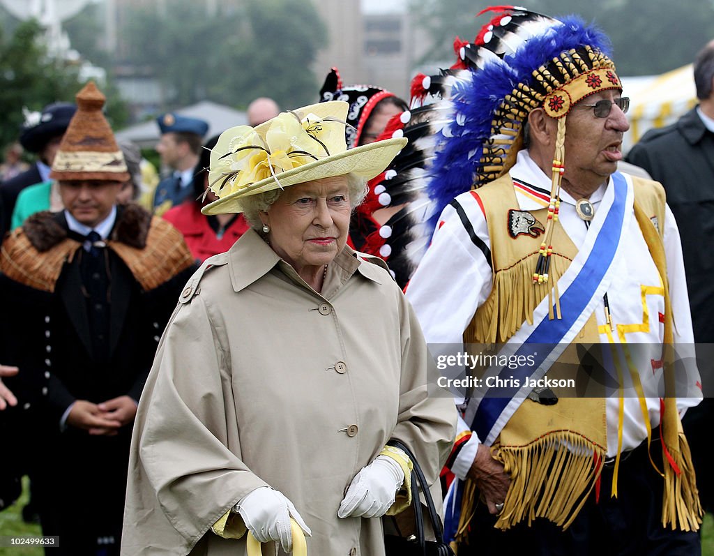 Queen Elizabeth II Visits Canada - Day 1