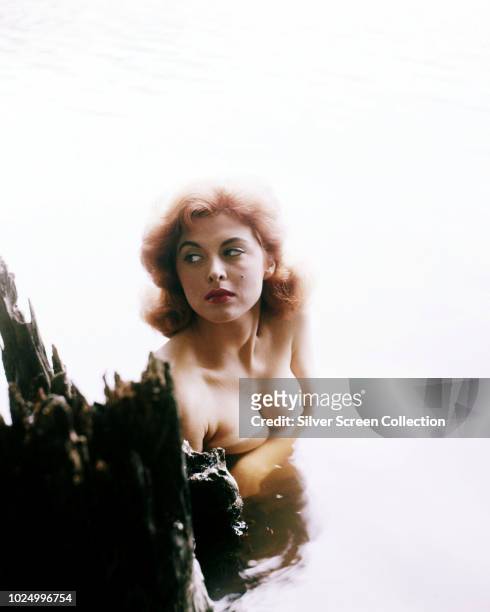 American actress Tina Louise, circa 1955.