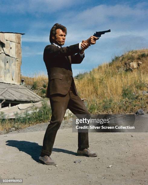 American actor Clint Eastwood as Harry Callahan in the film 'Dirty Harry', 1971.