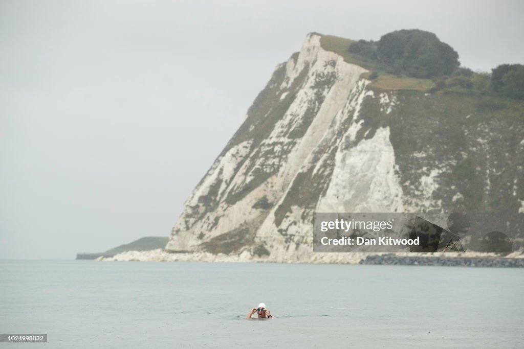 UN Patron Of The Oceans Completes 'Long Swim' From Land's End To Dover