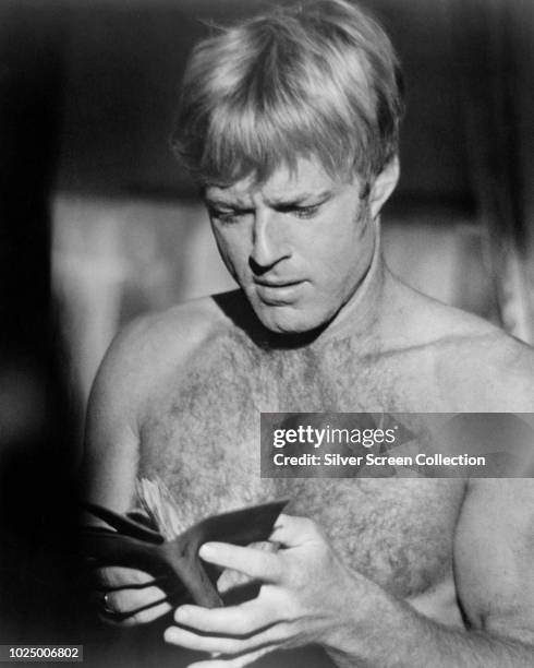 American actor Robert Redford as Johnny Hooker in the film 'The Sting', 1973.