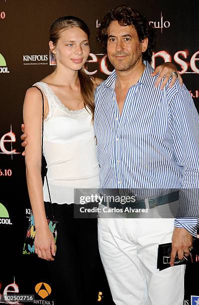 Alvaro de Marichalar and his girlfriend Ekatheryna Anikieva attend "The Twilight Saga: Eclipse" premiere at Kinepolis Cinema on June 28, 2010 in...