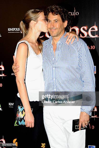 Alvaro de Marichalar and his girlfriend Ekatheryna Anikieva attend "The Twilight Saga: Eclipse" premiere at Kinepolis Cinema on June 28, 2010 in...