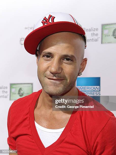 Singer Karl Wolf attends the AMEX Exclusive Gala Screening and Canadian Premiere of "Twilight Saga: Eclipse" at the Winter Garden Theatre on June 28,...