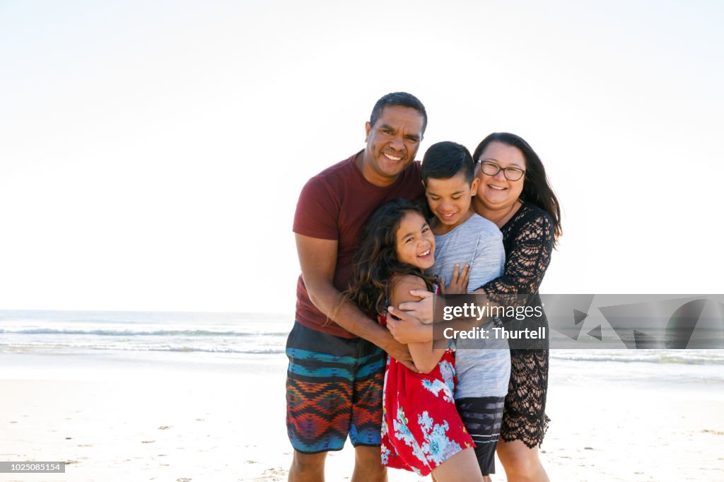Australian Aboriginal Family