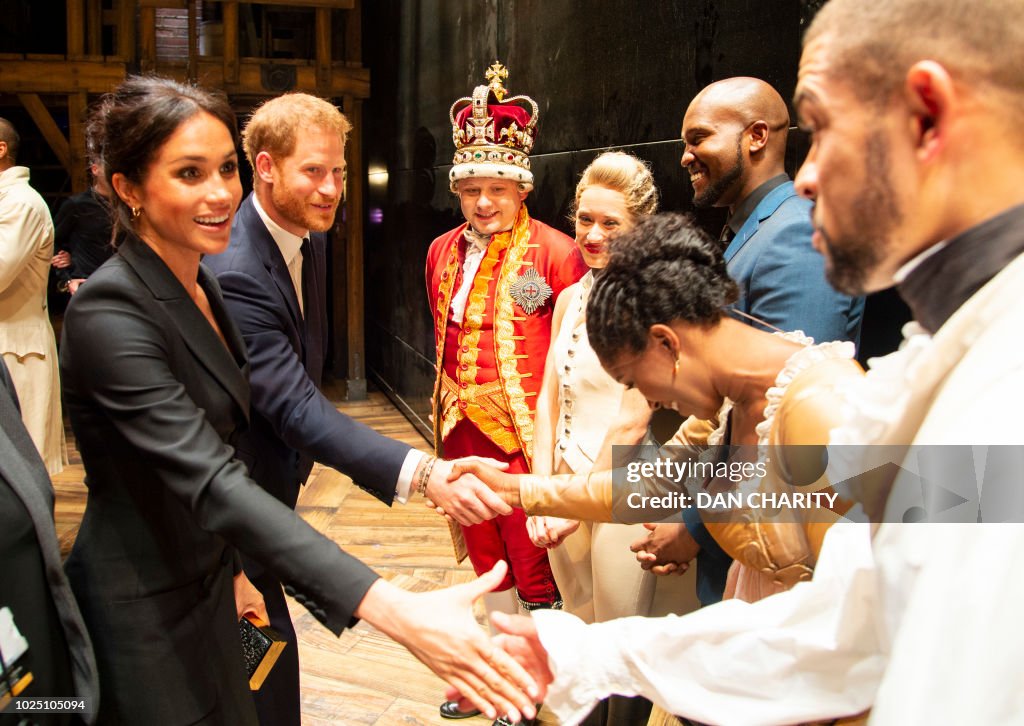 BRITAIN-US-ROYALS-THEATRE-CHARITY