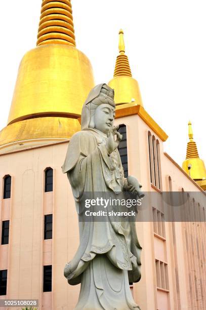 guan yin - göttin der barmherzigkeit - guanyin bodhisattva stock-fotos und bilder