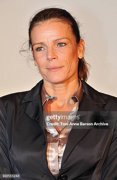 Princess Stephanie of Monaco attends the Gala and Auction for Fight Aids Monaco at the Meridien Beach Plazza on December 1, 2009 in Monte Carlo,...