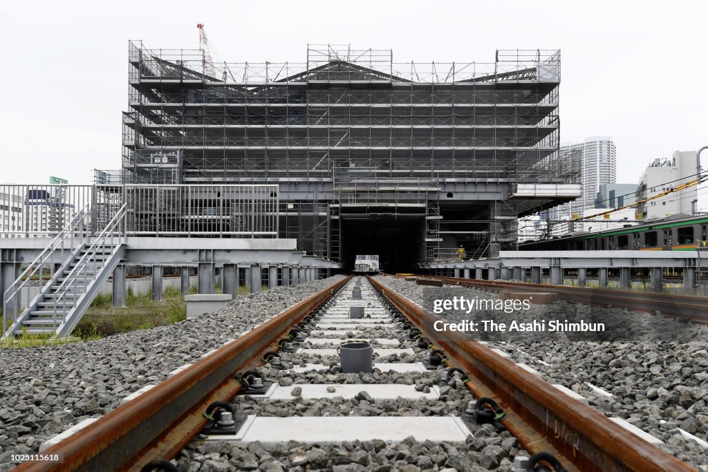 New Yamanote Line Station Construction Continues
