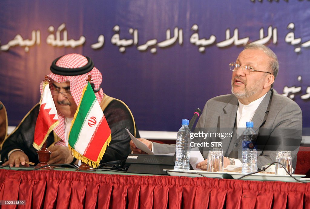 Iran's Foreign Minister Manouchehr Motta