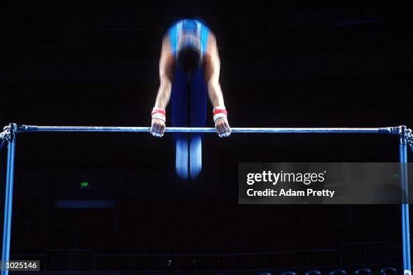 Phillipee Rizzo Philippe Rizzo of NSW in action on the high bar during the... Photo d ...