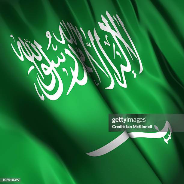 saudi arabian flag - saudi arabia flag stock illustrations