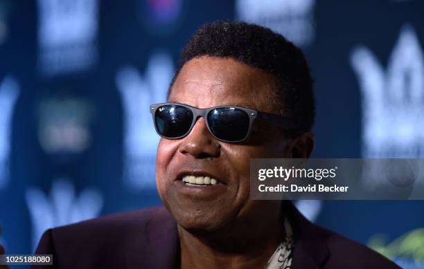 Tito Jackson attends the Michael Jackson diamond birthday celebration at Mandalay Bay Resort and Casino on August 29, 2018 in Las Vegas, Nevada.