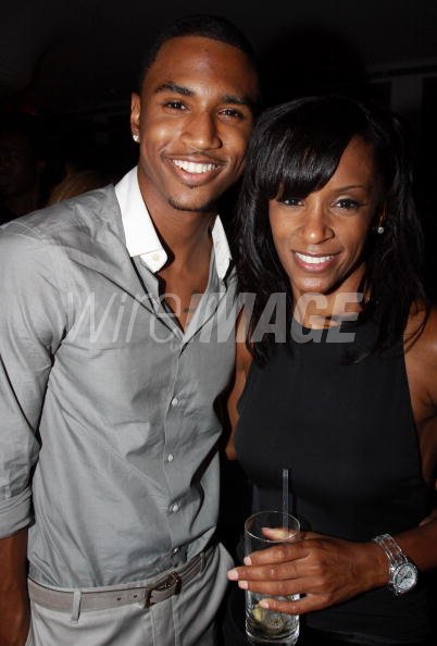 Trey Songz and his mother...