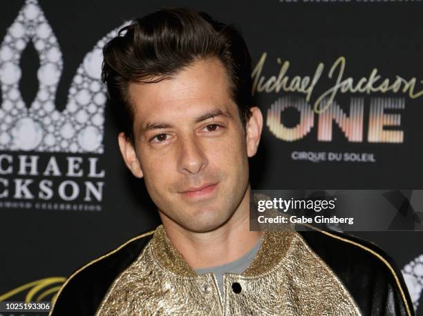 Producer Mark Ronson attends the Michael Jackson diamond birthday celebration at Mandalay Bay Resort and Casino on August 29, 2018 in Las Vegas,...