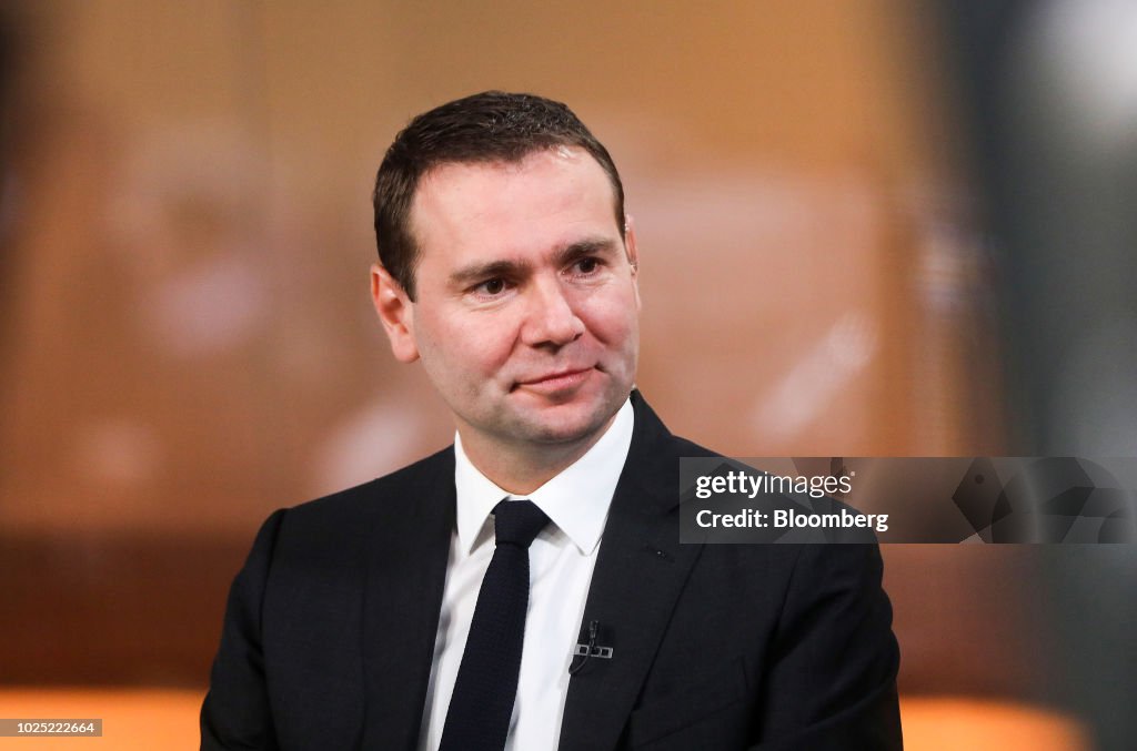 Alexandre Ricard, chief executive officer of Pernod Ricard SA, pauses ...