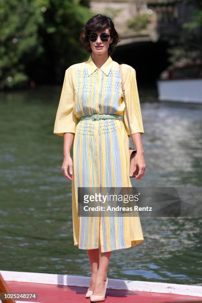 Paz Vega is seen during the 75th Venice Film Festival on August 30, 2018 in Venice, Italy.