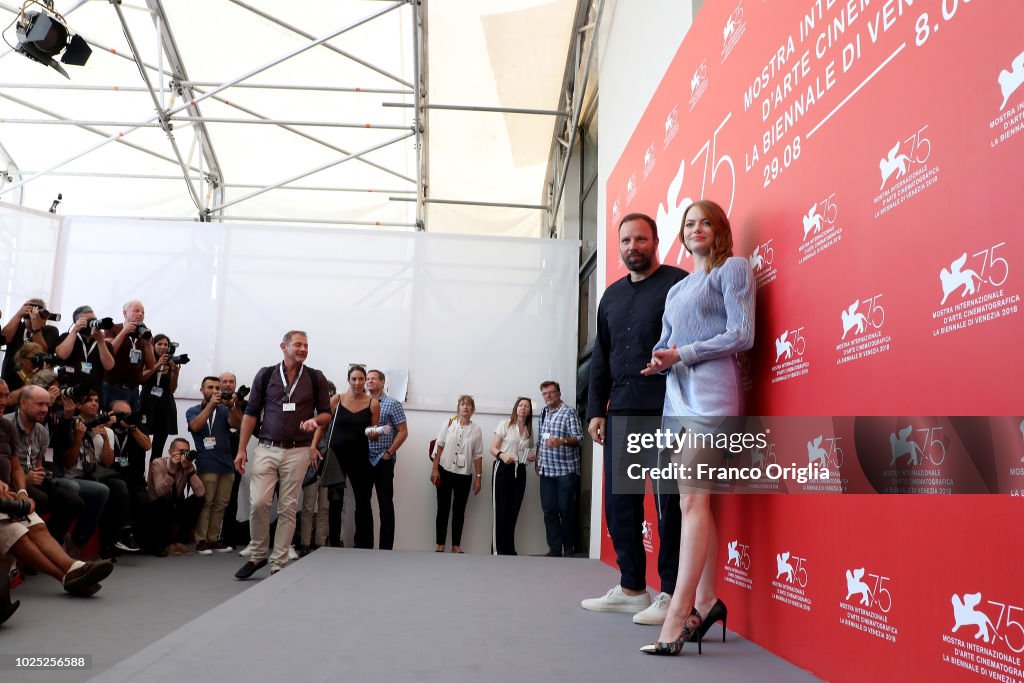 The Favourite Photocall - 75th Venice Film Festival