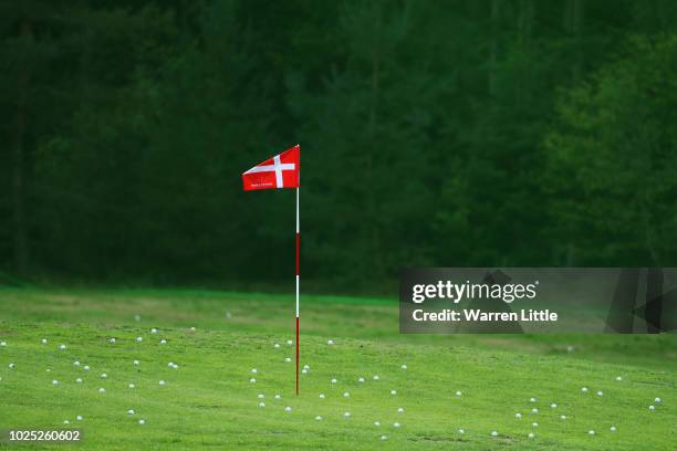 General view of the course during day one of the Made in Denmark played at the Silkeborg Ry Golf Club on August 30, 2018 in Silkeborg, Denmark.