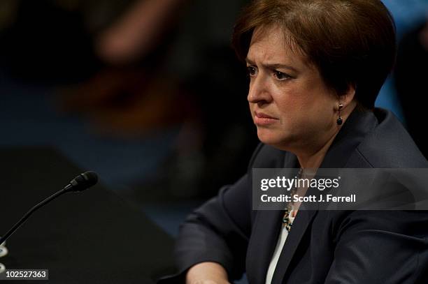 June 29: President Obama's U.S. Supreme Court nominee Elena Kagan testifies during her Senate Judiciary nomination hearing.