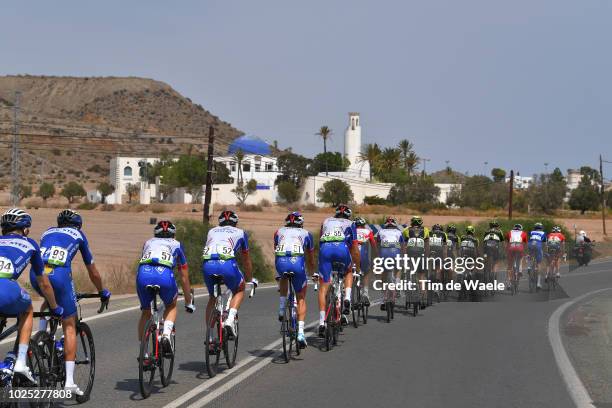 Benjamin Thomas of France and Team Groupama FDJ / Mickael Delage of France and Team Groupama FDJ / Thibaut Pinot of France and Team Groupama FDJ /...