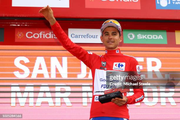 Podium / Rudy Molard of France and Team Groupama FDJ Red Leader Jersey / Celebration / during the 73rd Tour of Spain 2018, Stage 6 a 155,7km stage...