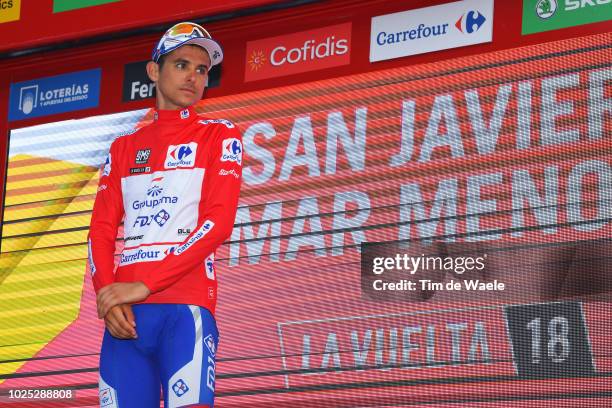 Podium / Rudy Molard of France and Team Groupama FDJ Red Leader Jersey / Celebration / during the 73rd Tour of Spain 2018, Stage 6 a 155,7km stage...