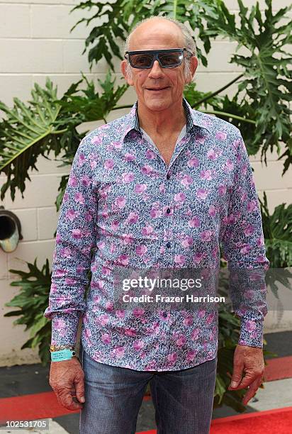 Actor Christopher Lloyd arrives at the Premiere Of Universal Studios Hollywood's "King Kong 360 3-D" Attraction on June 29, 2010 in Universal City,...