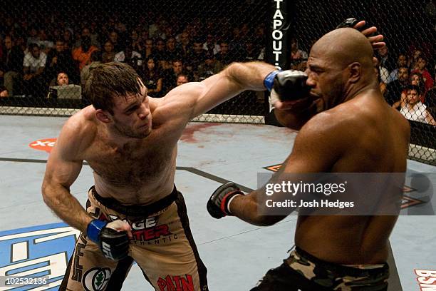 Forrest Griffin def. Quinton "Rampage" Jackson - Unanimous Decision during the UFC 86 at the Mandalay Bay Events Center on July 5,2008 in Las Vegas,...