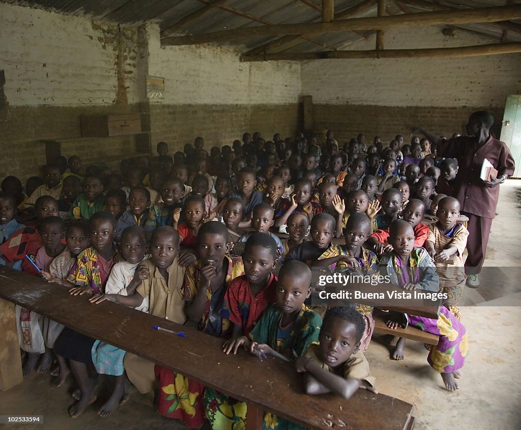 School In A Burundis Village HighRes Stock Photo Getty Images