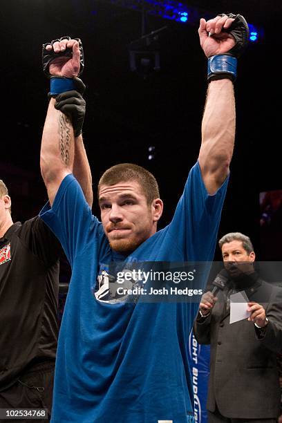 Jim Miller def. David Baron - Submission - 3:19 round 3 during UFC 89 at The NIA on October 18, 2008 in Birmingham, England.