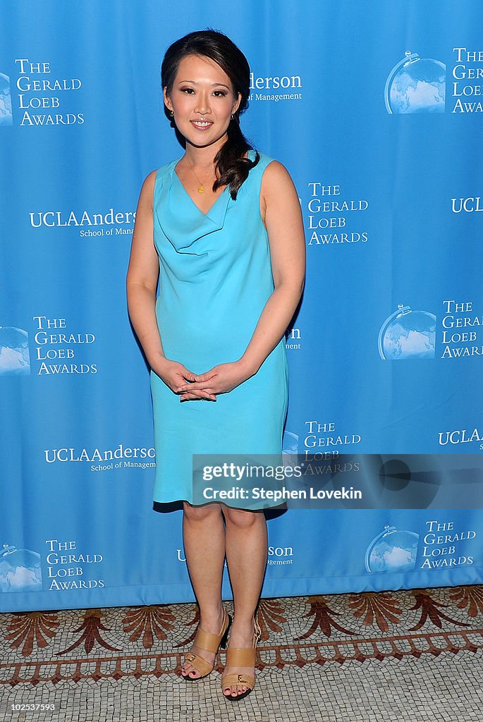 CNBC anchor Melissa Lee attends the 2010 Gerald Loeb Awards Dinner at...  News Photo - Getty Images