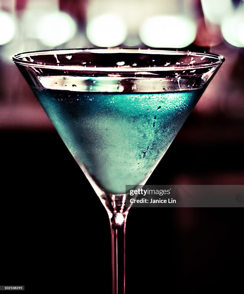 Blue martini  