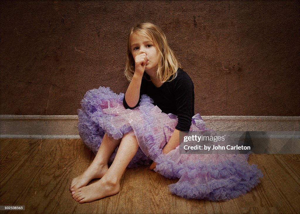 Purple pettiskirt girl