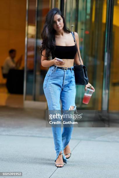 Anne de Paula attends casting for the 2018 Victoria's Secret Fashion Show in Midtown on August 30, 2018 in New York City.