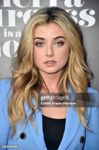 Giorgia Whigham attends the Premiere Of Netflix's "Sierra Burgess Is A Loser" at ArcLight Hollywood on August 30, 2018 in Hollywood, California.