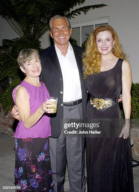 Linde Gibb, George Hamilton and Rebecca Holden