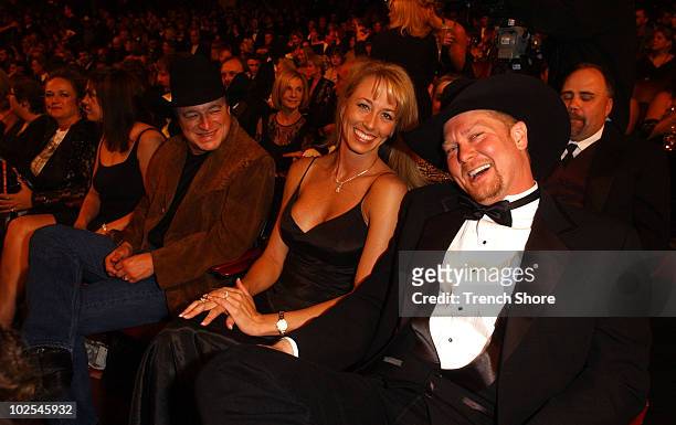 Tracy Lawrence & wife & Mark Chesnutt at the 37th Academy of Country Music Awards Show