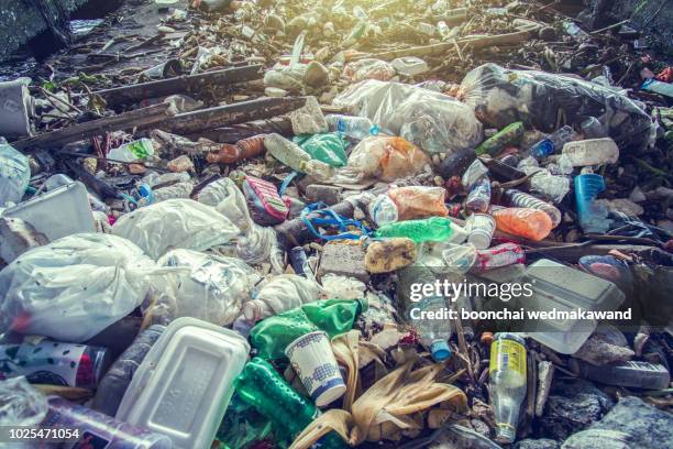 garbage, pollution, global warming - bottle reflections stock pictures, royalty-free photos & images