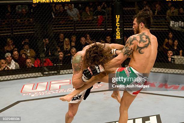 Roger Huerta def. Clay Guida - Submission - :31 round 3 during The Ultimate Fighter 6 Finale on December 8, 2007 in Las Vegas, Nevada.