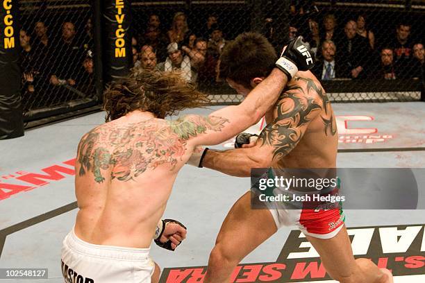 Roger Huerta def. Clay Guida - Submission - :31 round 3 during The Ultimate Fighter 6 Finale on December 8, 2007 in Las Vegas, Nevada.