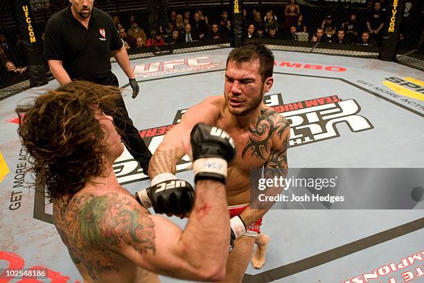 Roger Huerta def. Clay Guida - Submission - :31 round 3 during The Ultimate Fighter 6 Finale on December 8, 2007 in Las Vegas, Nevada.