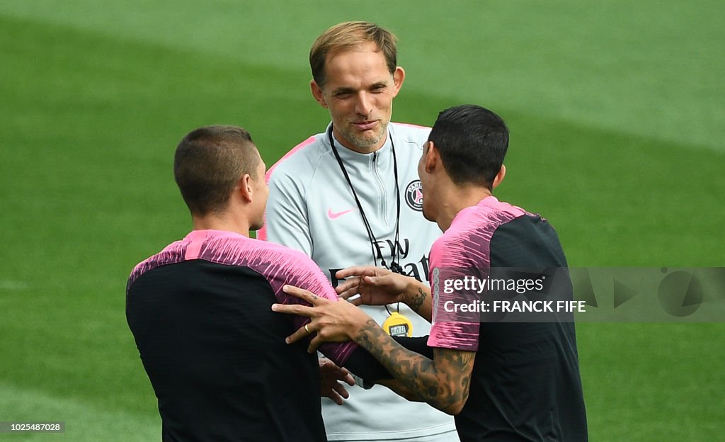 FBL-FRA-LIGUE1-PSG-TRAINING